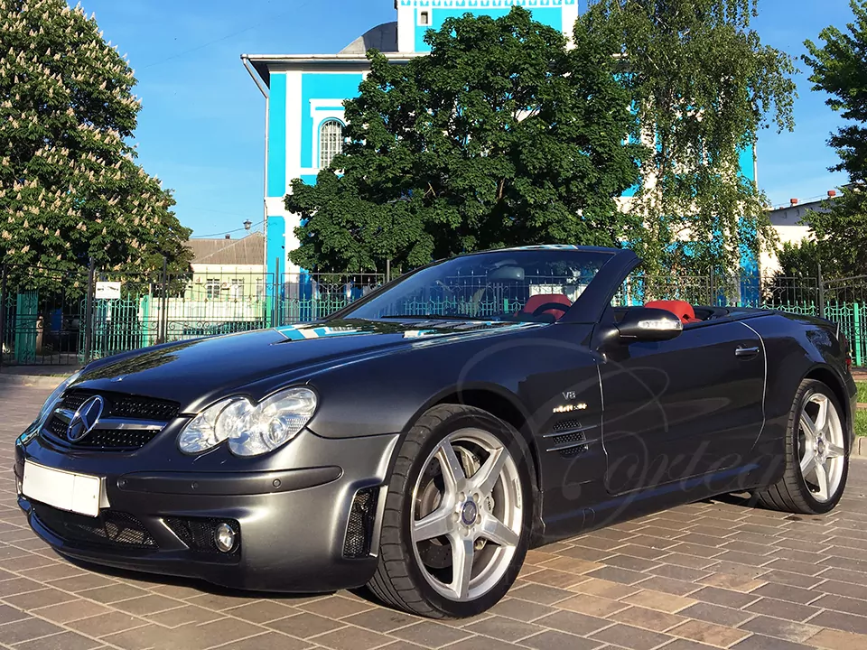 Mercedes-Benz SL cabrio (grey)