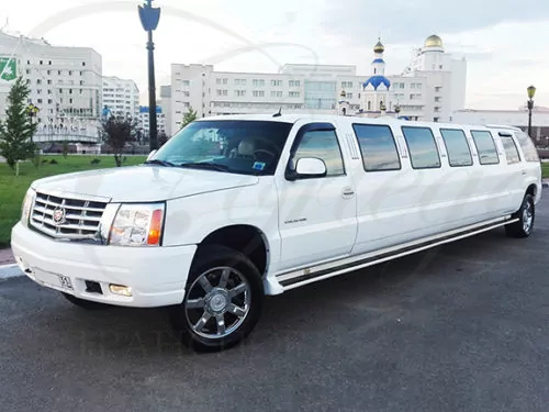 lim Cadillac Escalade (white, 18 seats)
