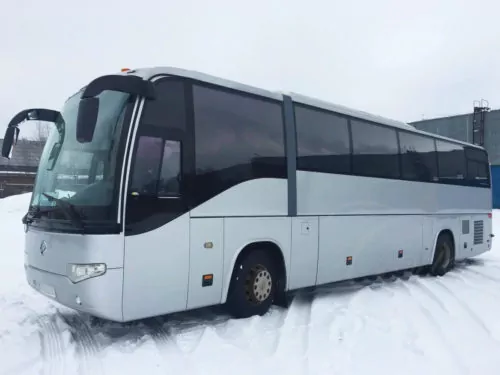 Higer (gray, 35 seats)