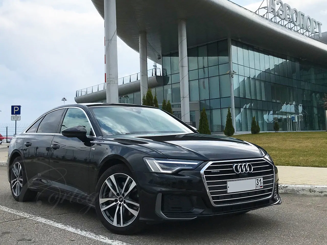 Audi A6 C8 (поездка по городу)