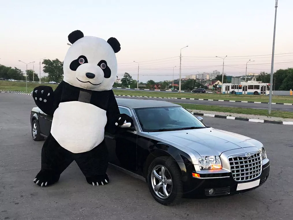 Лимузин Chrysler черный (на выписку из роддома)