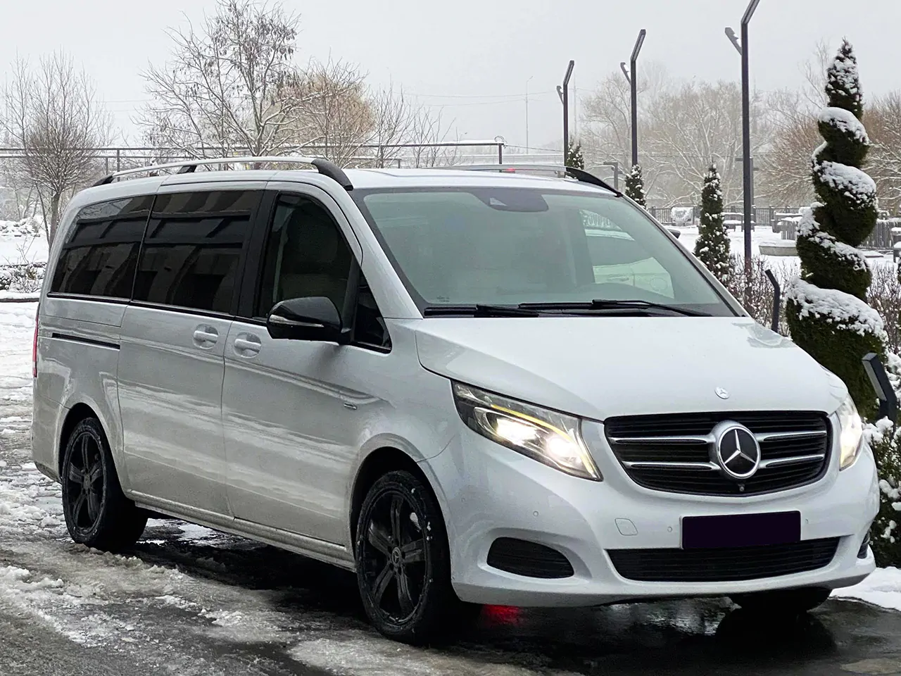 Mercedes-Benz V (white, 6 seats)