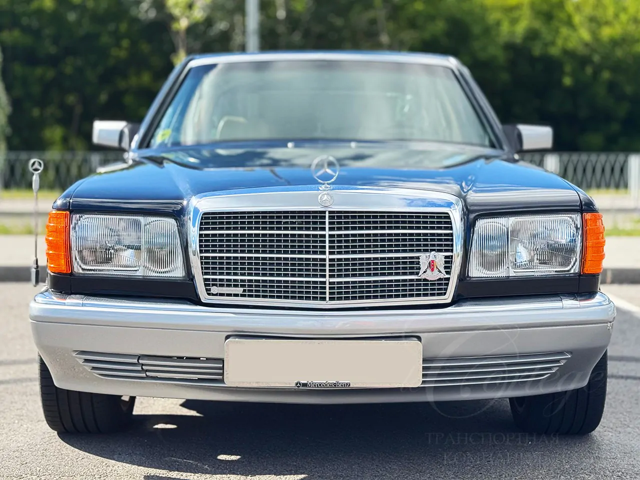 Mercedes-Benz SEL W126 (тёмно-серый)