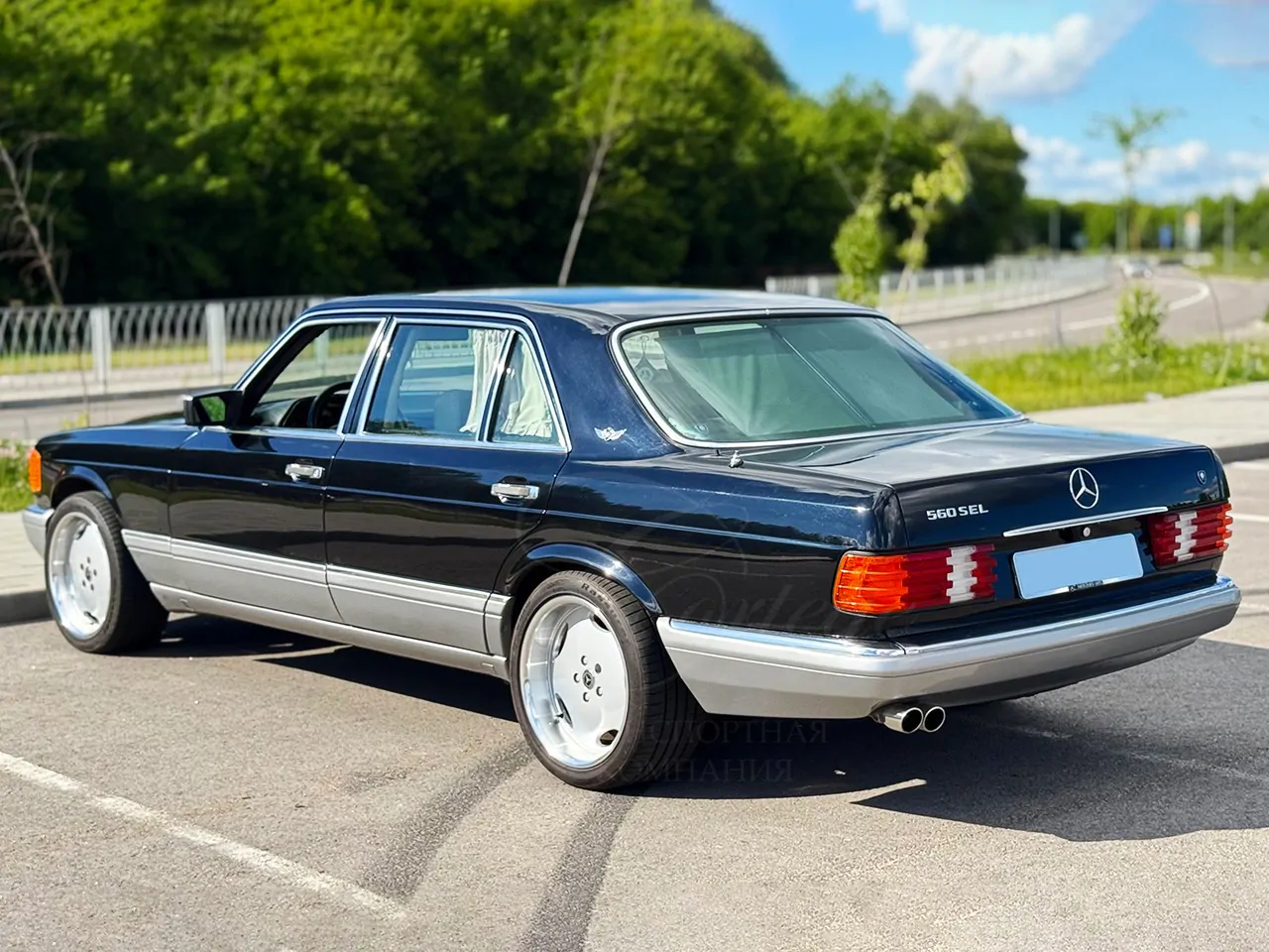 Mercedes-Benz SEL W126 (тёмно-серый)